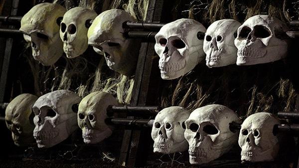 Hallan inusuales cráneos aztecas en México