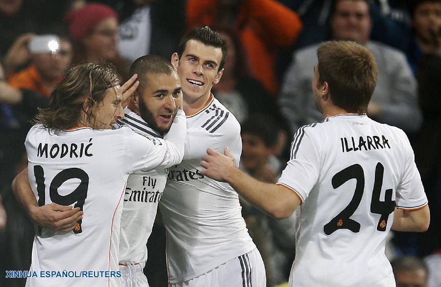 Fútbol: Real Madrid gana 3-0 a Celta de Vigo en liga española