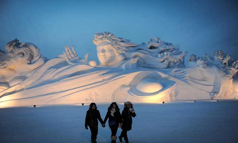 Exhibición Internacional de Esculturas de Nieve en Harbin