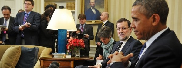 Obama elogia el "gran liderazgo" de Rajoy para estabilizar la economía española