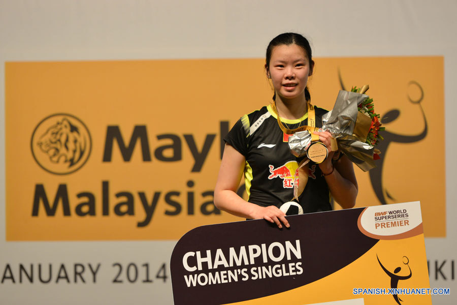 Bádminton: Li Xuerui gana oro en Abierto de Malasia 2014 
