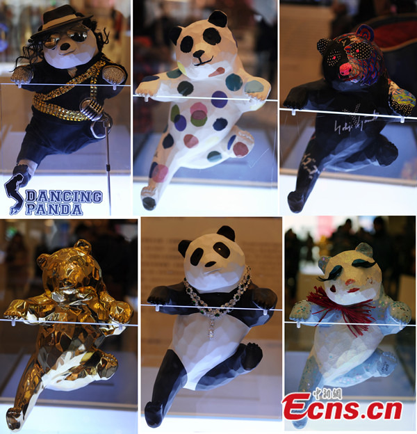 Exposición benéfica para la protección de los pandas