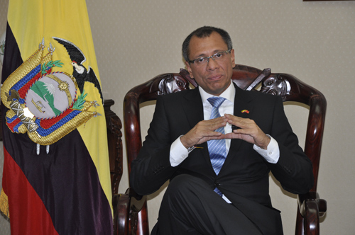 Entrevista al Vicepresidente de Ecuador Jorge Glas Espinel