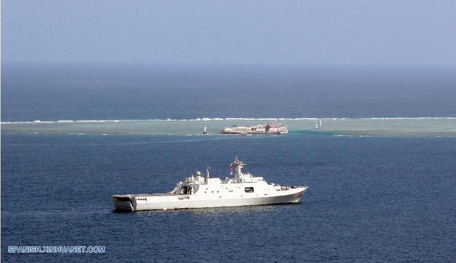 Marina de China patrulla islas Nansha