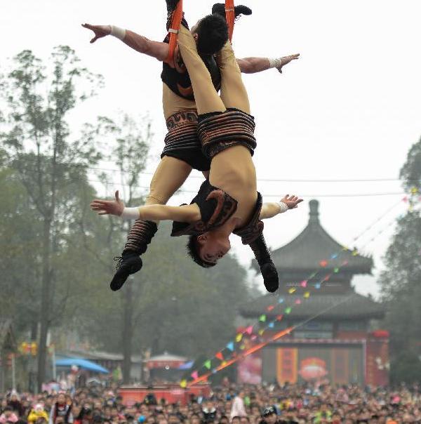 Sichuan: Feria del Templo en Museo Wuhouci en Chengdu (6)