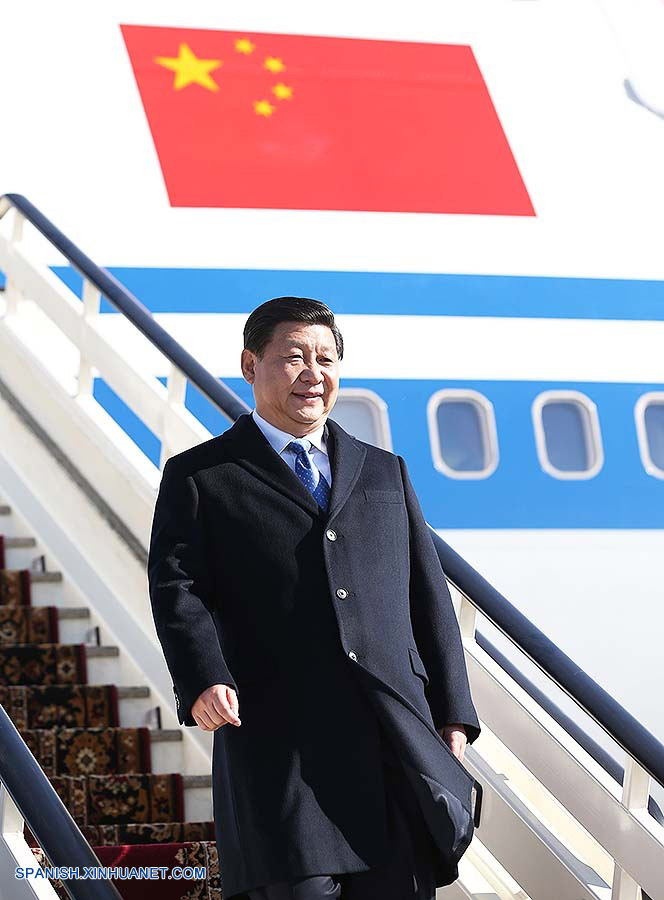 Llega presidente chino a Sochi para asistir a inauguración de Juegos Olímpicos de Invierno