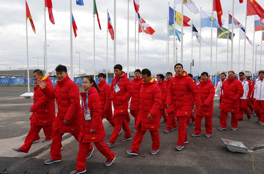 Atletas chinos listos para los Juegos de Sochi (6)