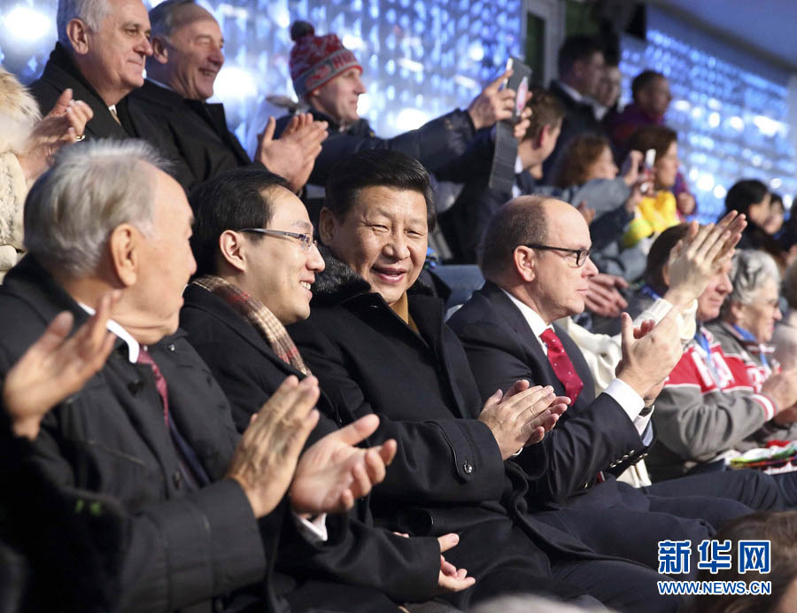 Presidente chino asiste a ceremonia inaugural de JJOO de Sochi