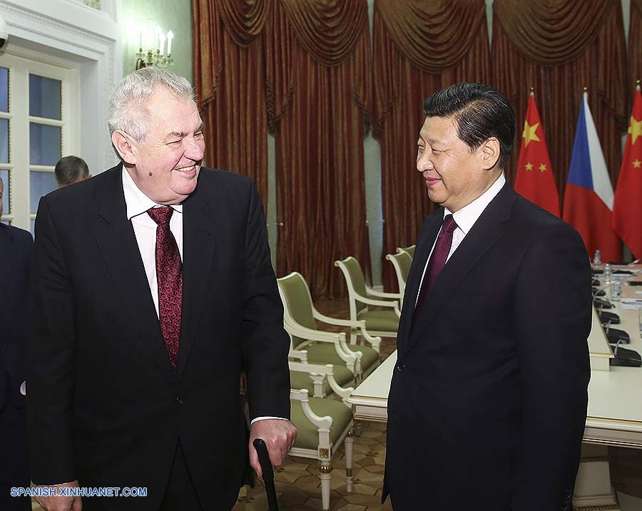 Presidentes de China y R. Checa se comprometen a expandir cooperación