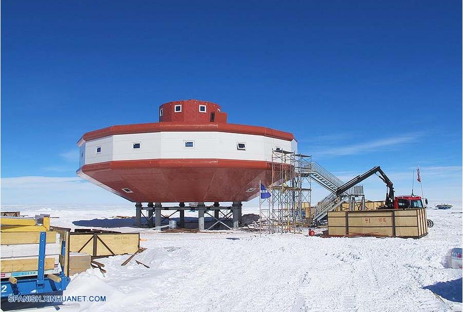 China concluye construcción de estación antártica Taishan