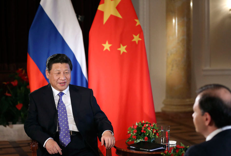 Presidente chino elogia desarrollo de relaciones China-Rusia