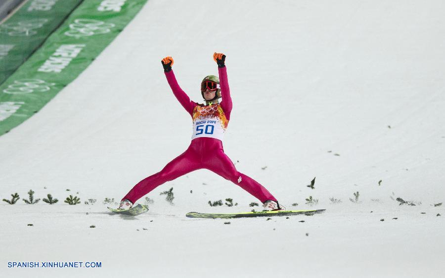 SOCHI 2014: Stoch gana oro en salto de esquí en trampolín normal