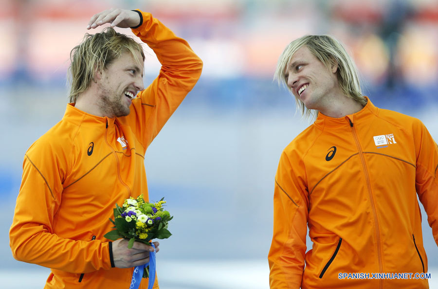 SOCHI 2014: Holanda logra triplete en patinaje de velocidad 500m varonil
