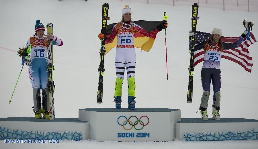 SOCHI 2014: Alemana Maria Hoefl-Riesch revalida título olímpico en supercombinada del esquí alpino