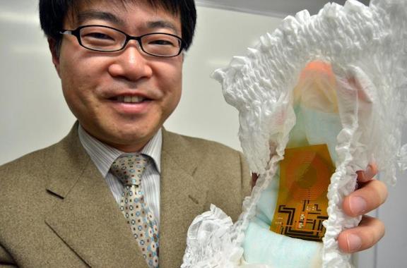 Japón desarrolla pañal con sensor