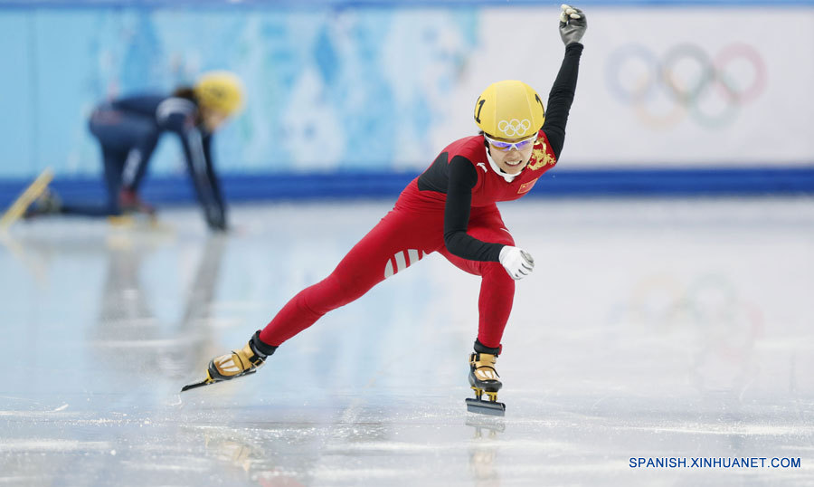SOCHI 2014: Li Jianrou conquista primer oro para China en Sochi al ganar 500m de patinaje de velocidad en pista corta