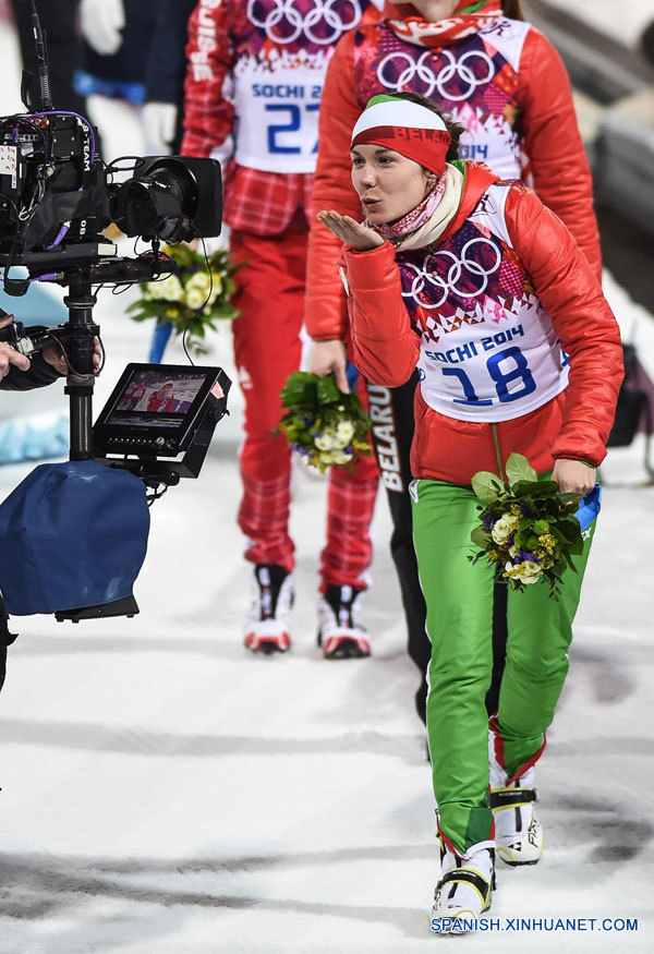 SOCHI 2014: Bielorrusa Domracheva gana segundo oro en biatlón  2