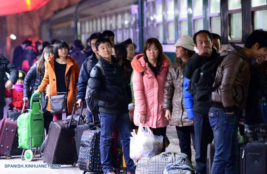 Superados los 200 millones de viajes en tren durante temporada del Festival de Primavera en China
