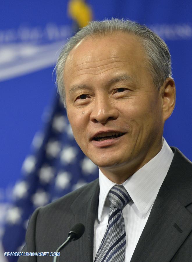 Embajador chino en Estados Unidos exhorta actitud "constructiva" en relaciones bilaterales