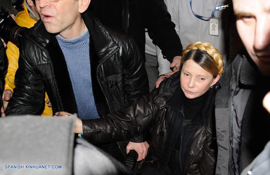 Liberan a ex primera ministra de Ucrania Tymoshenko