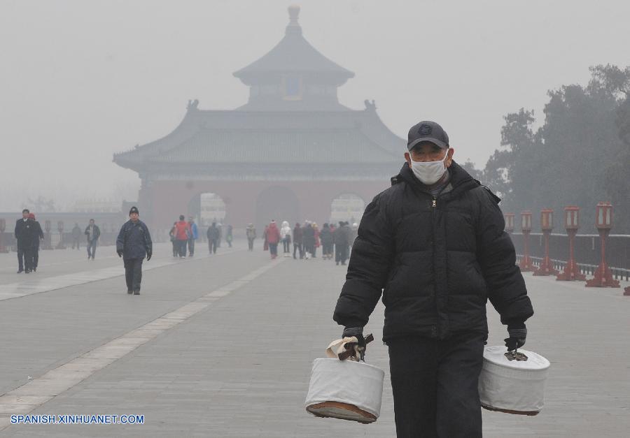 Beijing levantará alerta por grave contaminación de aire gracias a frente frío