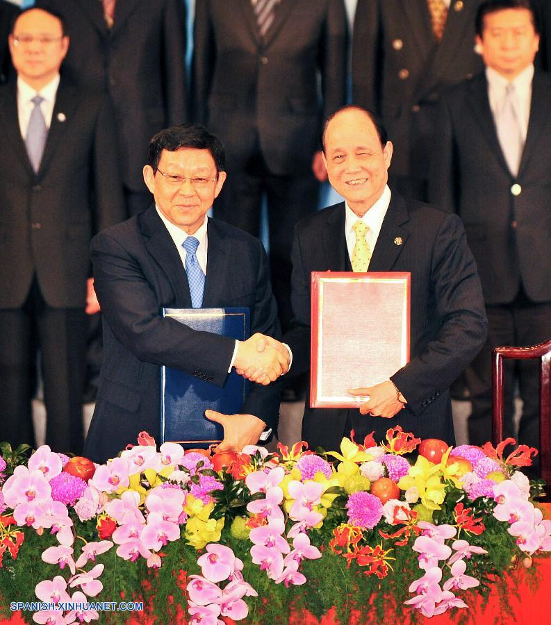Parte continental de China y Taiwan firman acuerdos sobre cooperación meteorológica y sismológica