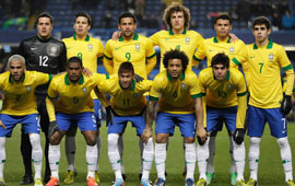 BRASIL 2014: Golea selección brasileña a Sudáfrica en partido amistoso