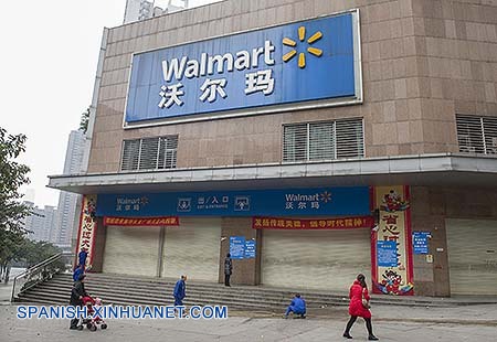 Gigante minorista Walmart cierra tienda en ciudad suroccidental china