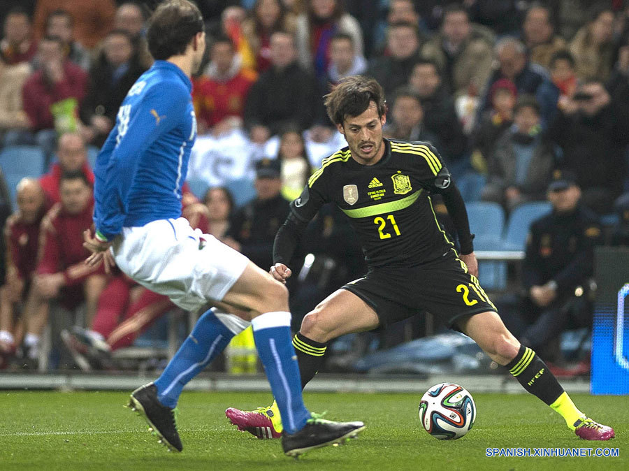 Fútbol: España gana 1-0 a Italia en preparación al Mundial Brasil 2014