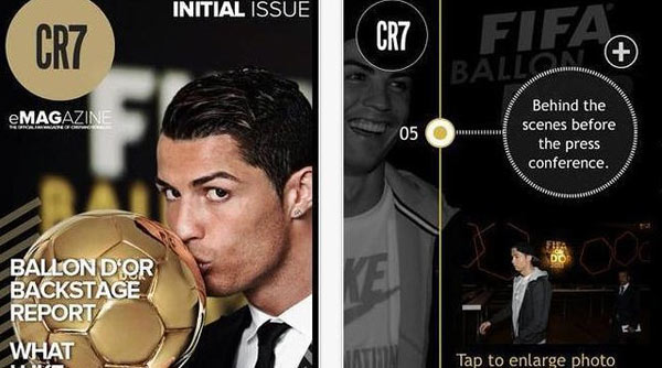 Cristiano Ronaldo lanza una revista para tablets y smartphones