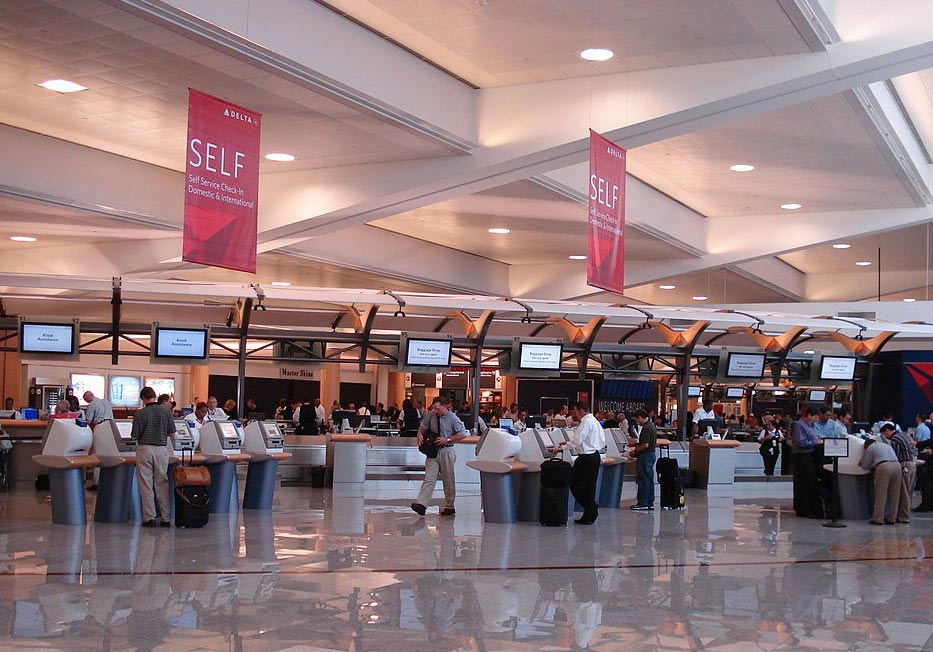 1.	Aeropuerto Internacional de Atlanta Hartsfield-Jackson Atlanta 