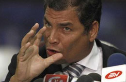Presidente de Ecuador espera visita de su par de Honduras
