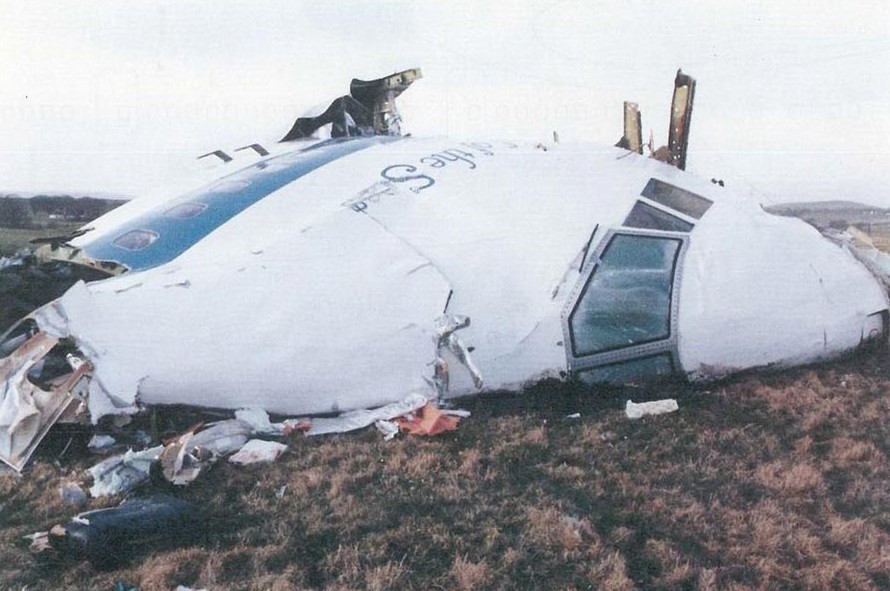 Restos del vuelo Pam Am 103.