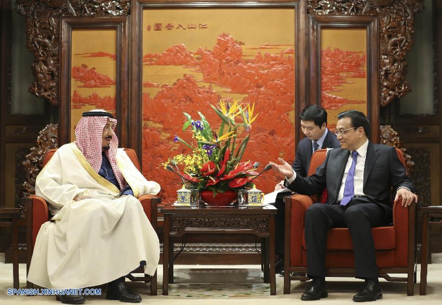 Primer ministro chino se reúne con príncipe heredero de Arabia Saudita 