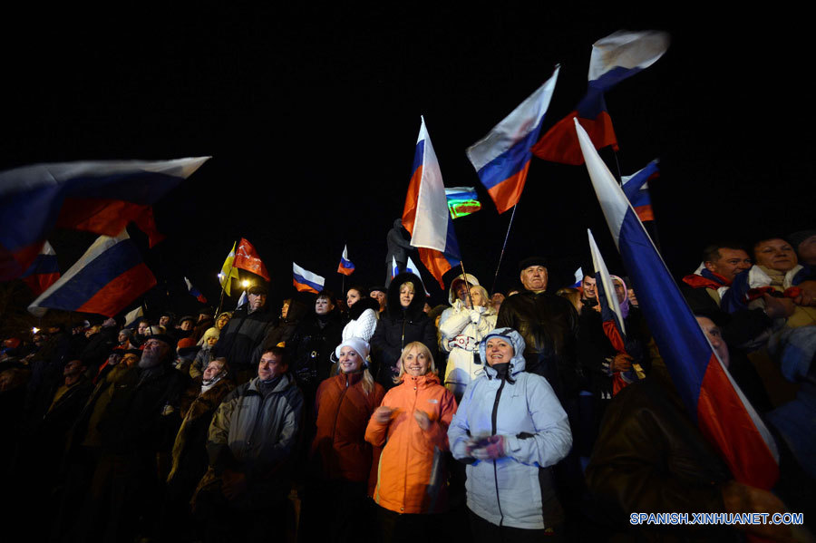 Encuesta de salida de referéndum en Crimea muestra 93% a favor de reunificación con Rusia