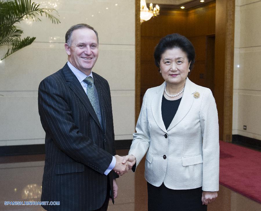 Viceprimera ministra china promete estrechar intercambios con Nueva Zelanda