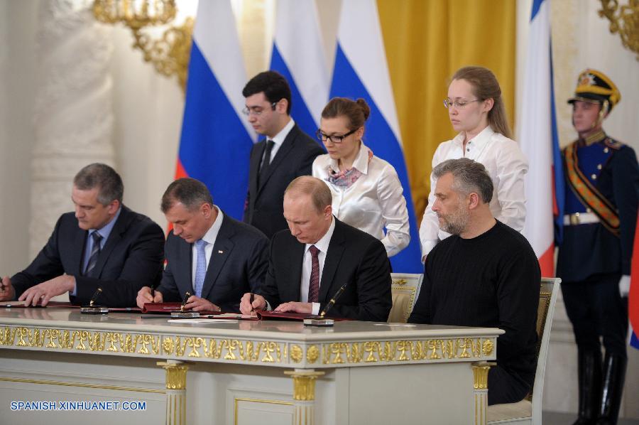 Rusia acepta a Crimea y Sevastopol en su territorio