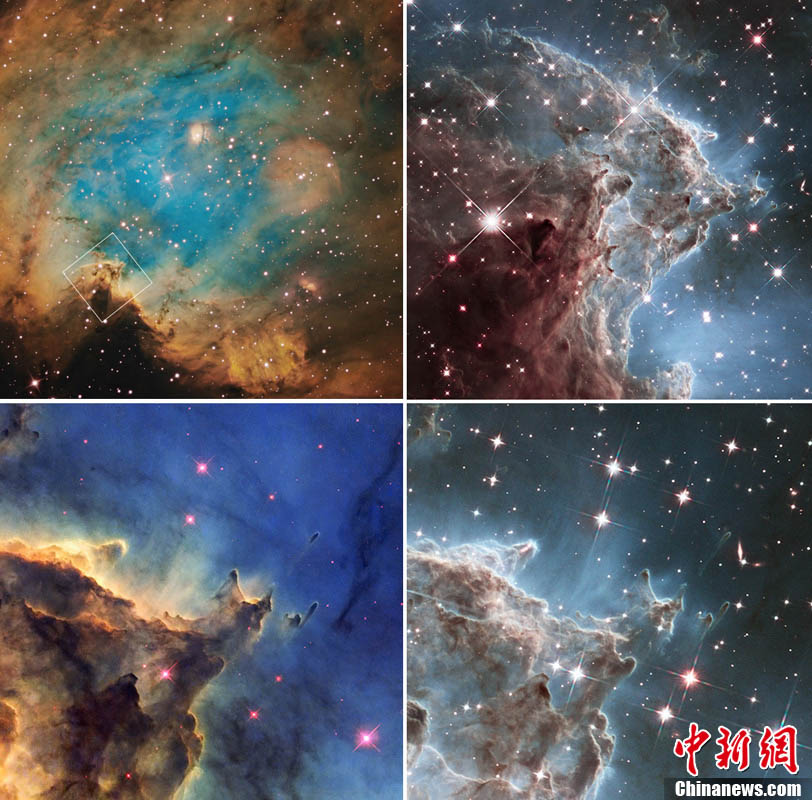 NASA celebra 24 años del telescopio Hubble con nuevas fotografías