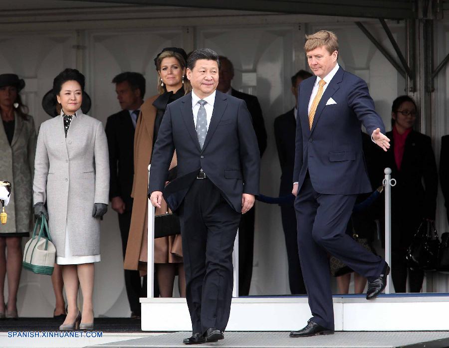Presidente chino llega a Holanda para visita estatal y cumbre nuclear 7