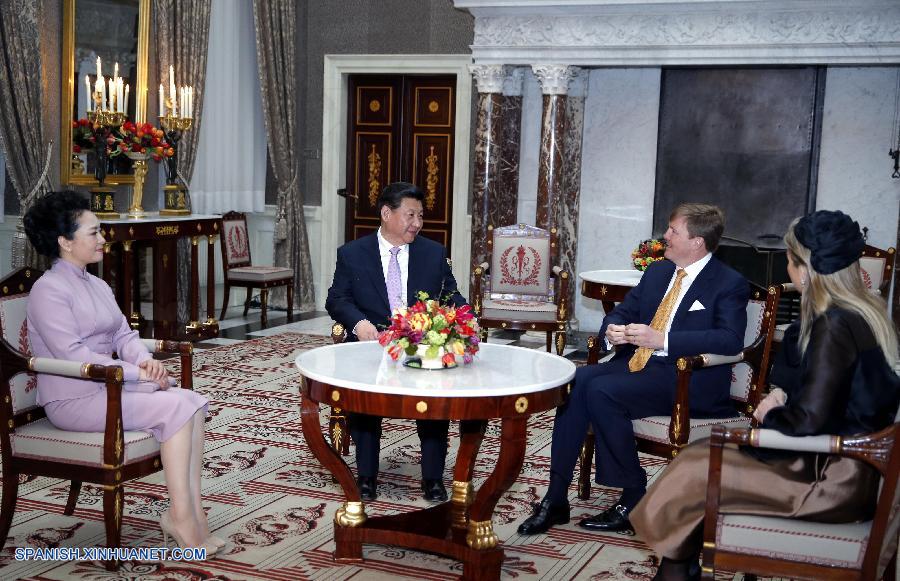 Presidente chino se reúne con rey holandés  3
