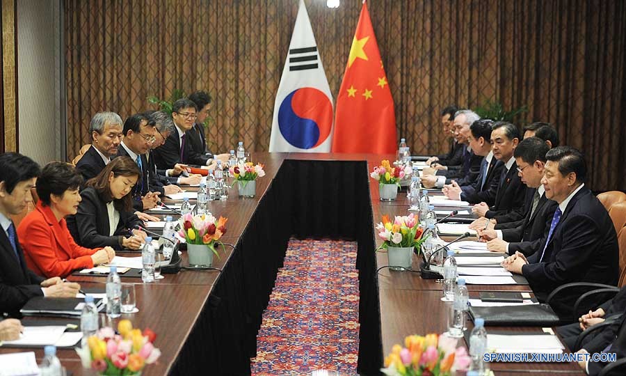 Presidentes de China y República de Corea discuten situación en península coreana