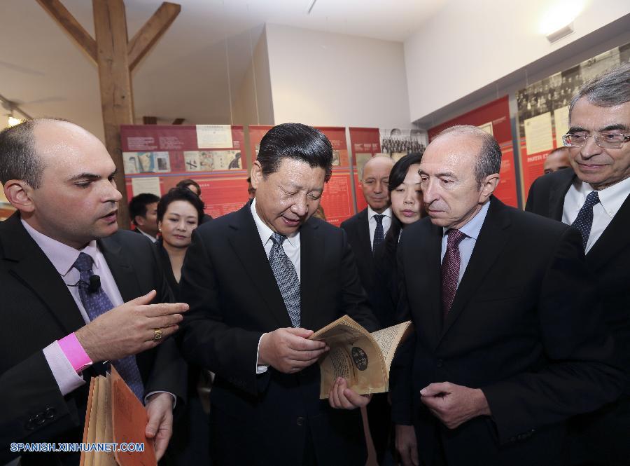 Presidente chino visita ex sede de Instituto Chino-Francés en Lyon