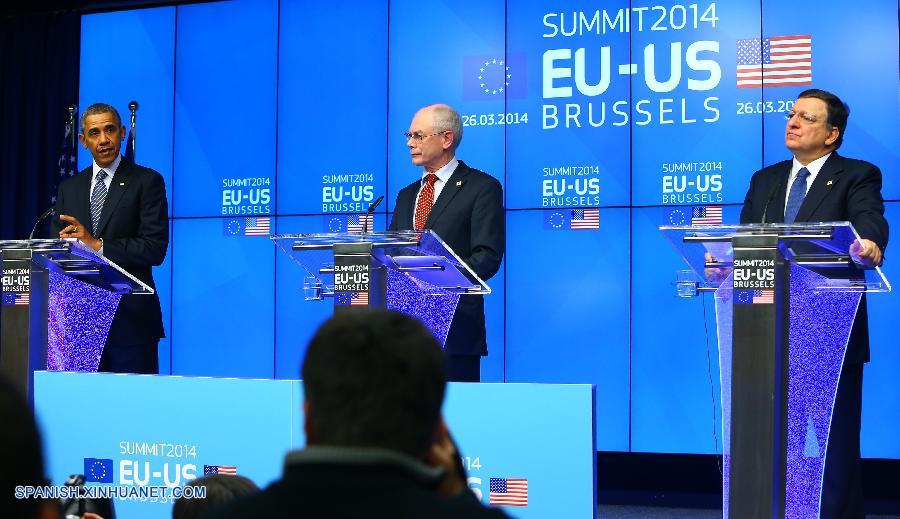 Asunto de Ucrania y Rusia domina Cumbre UE-EEUU