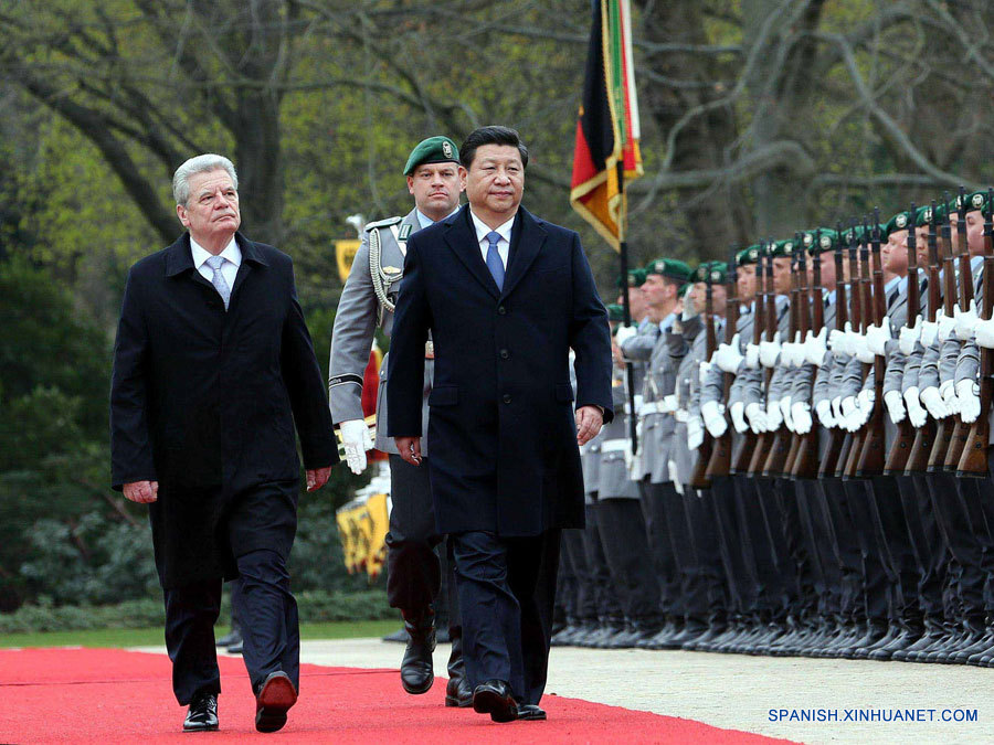 Presidentes de China y Alemania conversan sobre lazos bilaterales