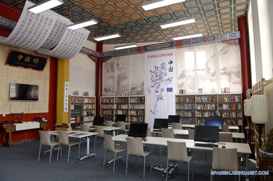 Inauguran "Biblioteca de China" en Colegio de Europa