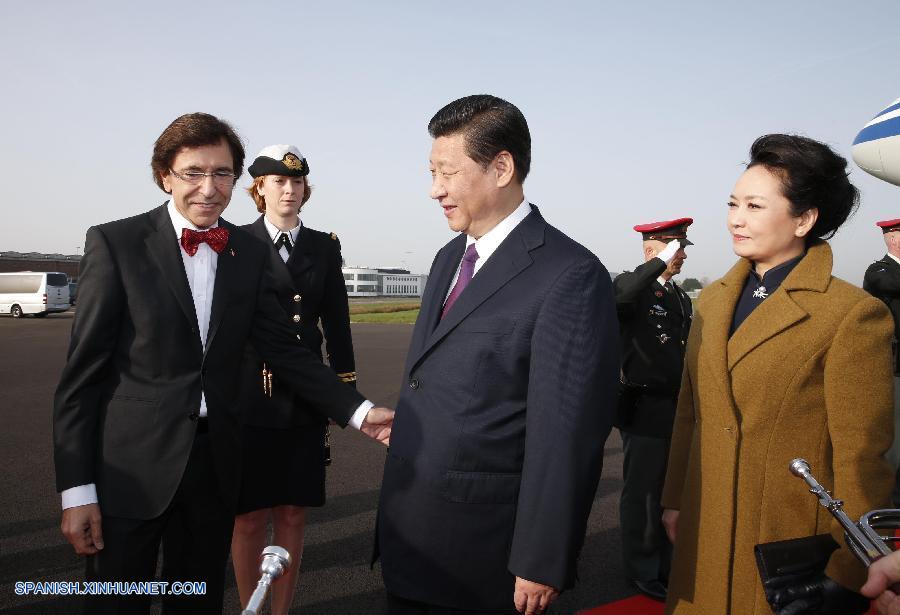 Presidente chino llega a Bruselas para visita de Estado