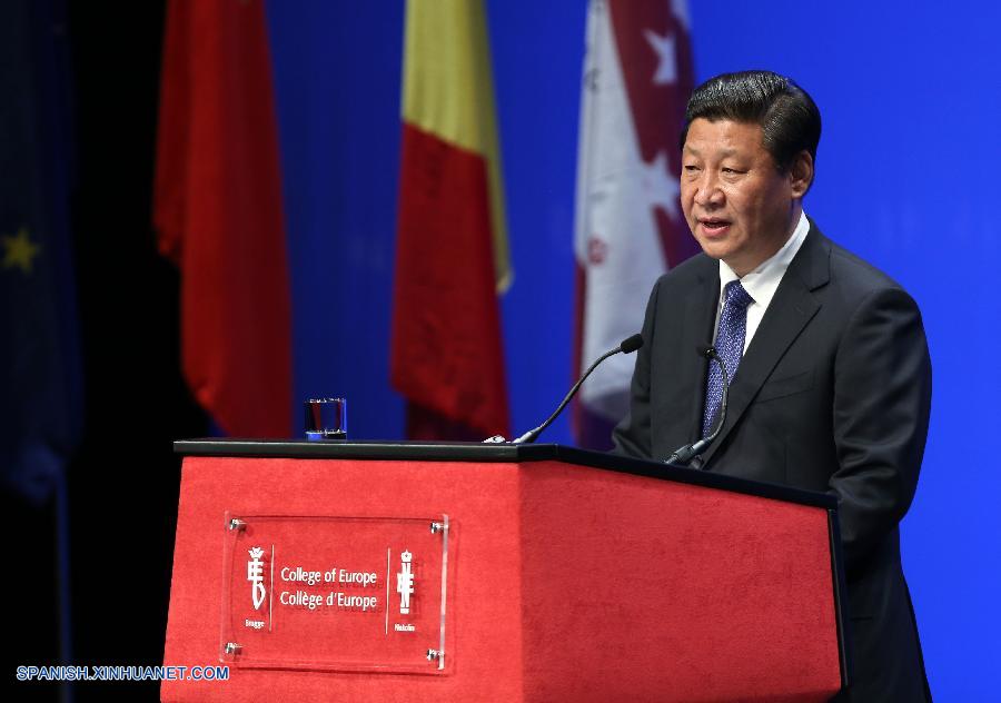Presidente chino habla de civilización china en Colegio de Europa