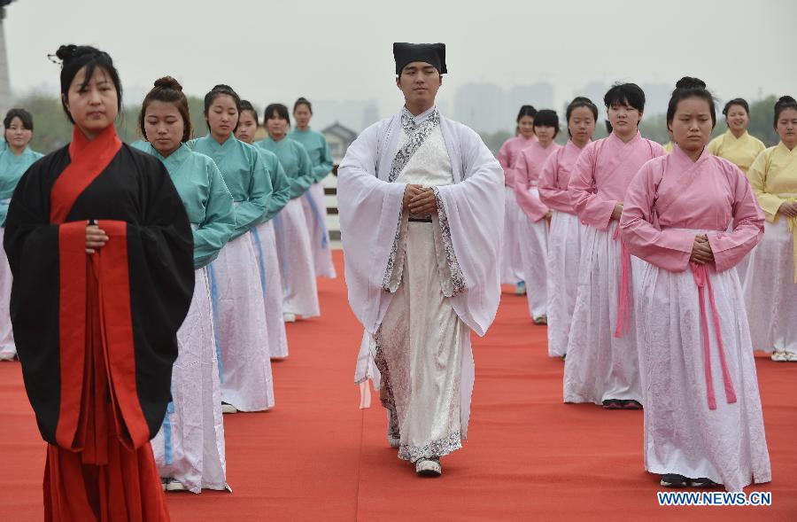 Ceremonia confuciana en Xi’an