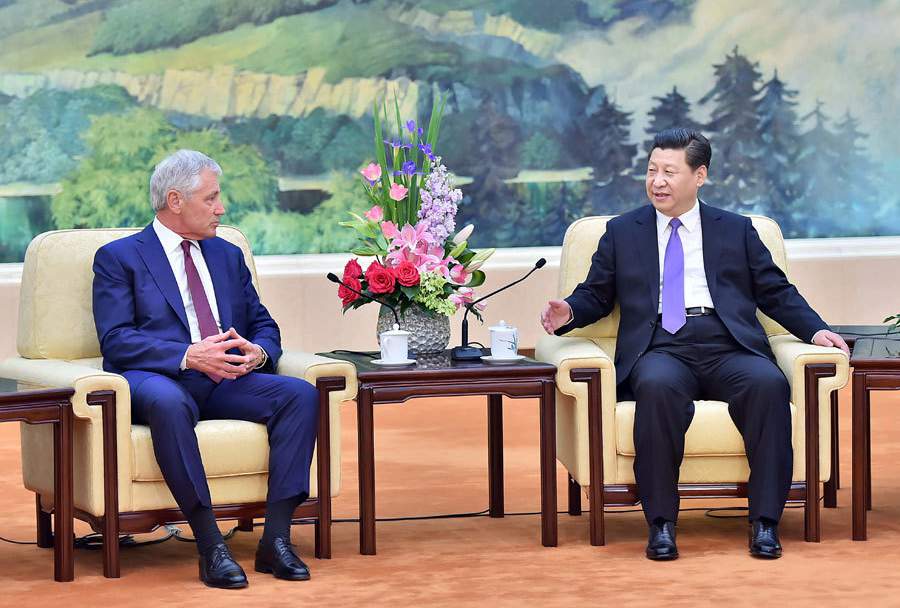Presidente de China se reúne con secretario de Defensa de EEUU