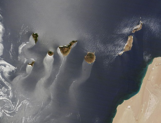 Las islas Canarias, imagen del año de la NASA 2014